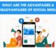 what are the advantages & disadvantages of social media