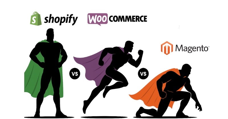 Shopify vs WooCommerce vs Magento