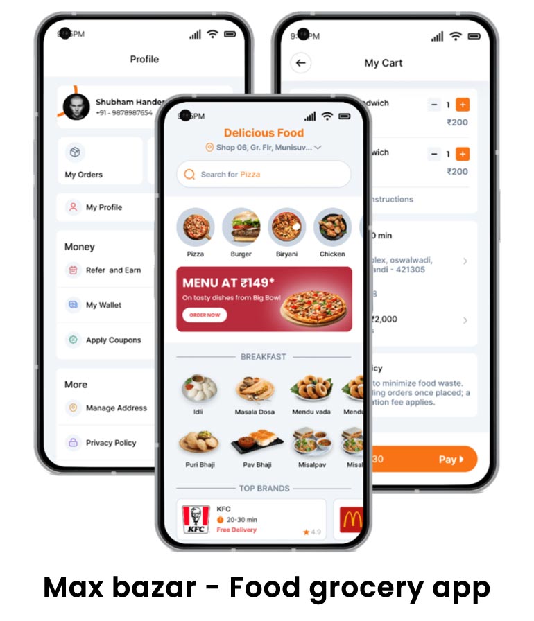 Max-bazar---Food-grocery-app