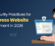 Best Security Practices for WordPress Website Development in 2026