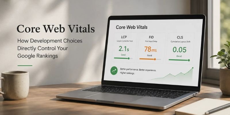 Core Web Vitals and How Development Choices Directly Control Your Google Rankings