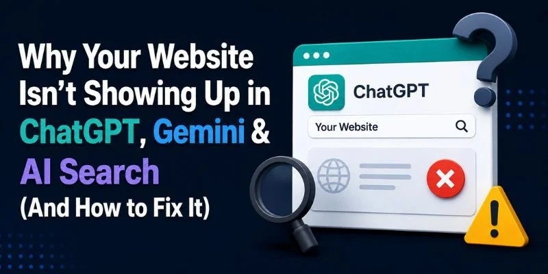 Why Your Website Isn't Showing Up in AI Search
